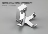 Тройной крючок Frap F18 Хром арт-F1805-3 — фото 3, Крючки для полотенец