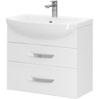 Тумба под раковину Volna Onda 70.2Y подвесная Белая арт-tpONDA70.2Y-01 — фото 1, Тумбы под раковину