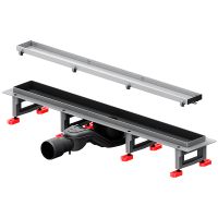 Душевой лоток AM.PM MasterFlow 60 с решеткой Хром матовый / под плитку Tile арт-W01SC-U11-060-04SB — фото 2, Душевые лотки