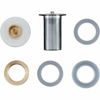 Донный клапан Aquanet click-clack Белый матовый арт-330951 — фото 4, Донные клапаны