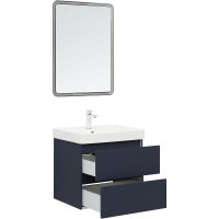 Тумба под раковину Aquanet Вега 2.0 60 подвесная Маренго арт-337947 — фото 8, Тумбы под раковину