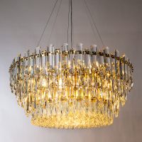 Люстра Divinare Bellatrix Прозрачная Латунь арт-3510/17 SP-18 — фото 5, Люстры