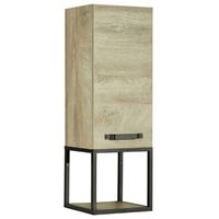 Подвесной шкаф Aquaton Лофт Фабрик 34 Дуб эндгрейн арт-1A242803LTDU0 — фото 5, Шкафы для ванной