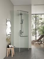 Душевой уголок Agger 90x90 профиль Хром стекло прозрачное арт-A03-090TCR/G — фото 4, Душевые уголки трапеция