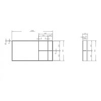 Зеркало Abber Stein 100 Белое арт-AS6639 — фото 4, Зеркала в ванную комнату