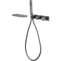 Смеситель для ванны Abber Rund Никель арт-AF8731NG — фото 2, Смеситель для ванны