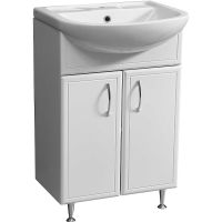 Тумба под раковину Stella Polar Концепт 55 Белая арт-SP-00000045 — фото 1, Тумбы под раковину