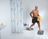 Коврик для ванны Ridder Tecno 38x89 Серый арт-68107 — фото 2, Коврики для ванной комнаты