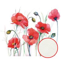 Фреска Ortograf Цветы 4836 Фактура флок FLK Флизелин (3,2*2,7) Белый/Разноцветный, Цветы/Живопись арт-4836 (флок FLK) — фото 1, Фрески