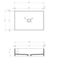 Раковина-чаша Abber Kristall 60 Синяя арт-AT2803Saphir — фото 5, Раковины накладные