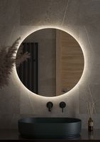 Зеркало Defesto Opti 70x70 с подсветкой 18W-4500К/Без выключателя/Нейтральный белый свет арт-DF 2844 — фото 2, Зеркала в ванную комнату