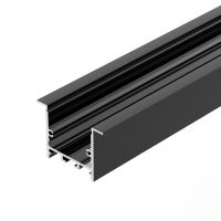 Товар: Профиль алюминиевый Arlight Linia встраиваемый Черный арт-039389 - фото 2 Профиль алюминиевый Arlight Linia встраиваемый Черный арт-039389 — фото 2, Профили для светодиодных лент