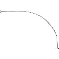 Карниз для ванны 1MarKa Diana 170x105 Хром арт-05ди1710 — фото 1, Карнизы для ванной