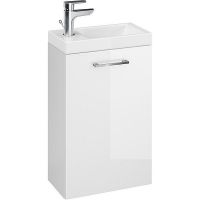 Тумба под раковину Cersanit Lara 40 подвесная Белая арт-SP-SZ-LARA-CO40/Wh — фото 1, Тумбы под раковину