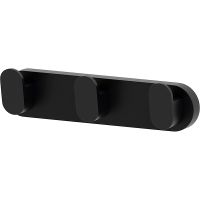 Вешалка для полотенец Artwelle Schwarz Черная матовая арт-7735 — фото 1, Крючки для полотенец