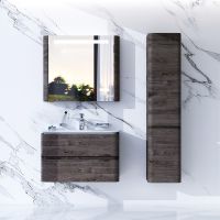 Тумба под раковину AM.PM Sensation 80 подвесная Табачный дуб арт-M30FHX0802TF — фото 8, Тумбы под раковину