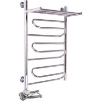 Электрический полотенцесушитель Ника Curve ЛZ ВП 80/50 с полкой Хром арт-ЛЗ ВП 80/50 лев — фото 2, Электрические полотенцесушители