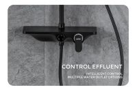 Душевая система Gappo Черная матовая арт-G2495-5 — фото 12, Душевые стойки