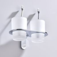 Стакан для зубных щеток Raglo двойной Хром арт-R300.08 — фото 6, Стаканы для зубных щеток