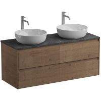 Тумба под раковину BelBagno Kraft 120 подвесная Rovere Tabacco арт-KRAFT-1200-4C-SO-2-RT — фото 14, Тумбы под раковину