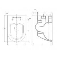 Товар: Унитаз биде Serel Sapphire подвесной с сиденьем Микролифт арт-SP26SLBM - фото 2 Унитаз биде Serel Sapphire подвесной с сиденьем Микролифт арт-SP26SLBM — фото 2, Подвесные унитазы