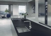 Смеситель для кухни Kludi L Steel Сталь арт-45803F877 — фото 4, Смесители для кухни