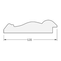 Зеркало Evoform Exclusive-G 162х72 с гравировкой в багетной раме - Состаренное серебро с орнаментом 120 мм арт-BY 4170 — фото 6, Зеркала в ванную комнату