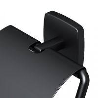 Держатель туалетной бумаги AM.PM Gem с крышкой Черный арт-A90341422 — фото 2, Держатели туалетной бумаги