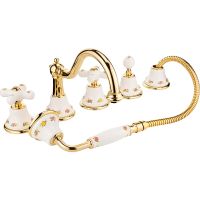 Смеситель на борт ванны Migliore Provance Золото арт-19480 — фото 2, Смесители на борт ванны