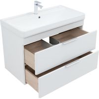 Товар: Тумба под раковину Aquanet Ирис new 90 подвесная Белый глянец арт-336311 - фото 7 Тумба под раковину Aquanet Ирис new 90 подвесная Белый глянец арт-336311 — фото 7, Тумбы под раковину