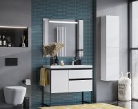 Зеркало Roca The Gap 100 с подсветкой с системой антизапотевания арт-ZRU9302809 — фото 2, Зеркала в ванную комнату