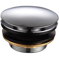 Донный клапан Frap click-clack Хром арт-F63 — фото 1, Донные клапаны