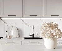 Керамогранит Ceradim Calacatta Sharp Silver белый матовый 80х80 см арт-х9999305451 — фото 9, Керамогранит