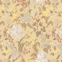 Обои LOYMINA Equator Флизелин (1*10,05) Бежевый, Цветы арт-QTR4 002 — фото 1, Обои для стен