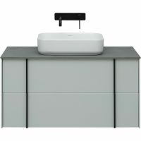 Тумба под раковину Allen Brau Reality 100 подвесная Папирус матовый арт-1.32007.PWM — фото 6, Тумбы под раковину