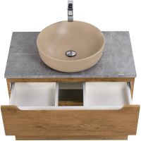 Тумба под раковину BelBagno Etna-H60 80 подвесная Rovere Nature арт-ETNA-H60-800-2C-SO-RN-P — фото 7, Тумбы под раковину