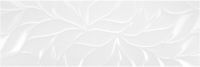 Керамическая плитка Benadresa Blanco Brillo leaves настенная 30х90 см арт-Leaves Blanco Brillo 30x90 — фото 1, Керамическая плитка
