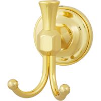 Двойной крючок Migliore Fortuna Золото арт-27711 — фото 1, Крючки для полотенец