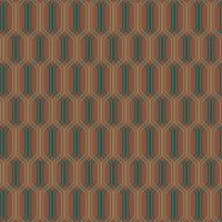 Обои LOYMINA Clair Винил на флизелине (1*10,05) Оранжевый/Бирюзовый, Геометрия арт-CLR6 012/1 — фото 1, Обои для стен