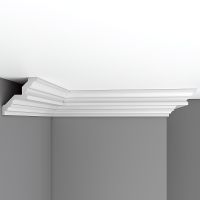 Карниз Decomaster 2400x84x84 мм арт-DP 377 — фото 1, Карнизы