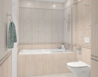 Керамическая плитка Kerama Marazzi Пантеон беж светлый структура настенная 25х40 см арт-6339 — фото 2, Керамическая плитка