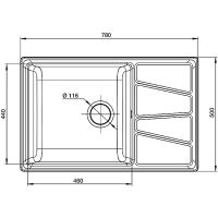 Товар: Кухонная мойка GranFest Vertex GF-ая арт-V-780L сер - фото 3 Кухонная мойка GranFest Vertex GF-ая арт-V-780L сер — фото 3, Кухонные мойки
