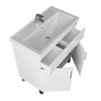 Тумба под раковину СанТа Дублин 80 Белая арт-223005 — фото 2, Тумбы под раковину