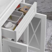 Тумба под раковину Opadiris Палермо 60 Белая матовая арт-00-00006719 — фото 4, Тумбы под раковину