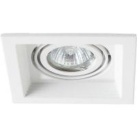 Встраиваемый светильник Artelamp Canis Белый арт-A6661PL-1WH — фото 1, Точечные светильники