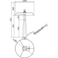 Товар: Настольная лампа Maytoni Table Floor Bianco Белая Латунь арт-Z030TL-01BS1 - фото 8 Настольная лампа Maytoni Table Floor Bianco Белая Латунь арт-Z030TL-01BS1 — фото 8, Настольные лампы