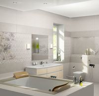 Керамическая плитка Kerama Marazzi Город на воде серый светлый настенная 25х75 см арт-12106R — фото 3, Керамическая плитка