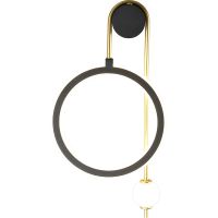 Товар: Настенный светильник Crystal Lux Corida AP25W LED Black Gold Черный Золото арт-CORIDA AP25W LED BLACK/GOLD - фото 2 Настенный светильник Crystal Lux Corida AP25W LED Black Gold Черный Золото арт-CORIDA AP25W LED BLACK/GOLD — фото 2, Бра