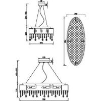 Подвесной светильник Maytoni Modern Manfred Белый арт-MOD600PL-09W — фото 4, Подвесные светильники