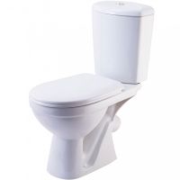 Унитаз компакт Rosa Комфорт Белый с бачком и сиденьем арт-4620008192789 — фото 1, Напольные унитазы